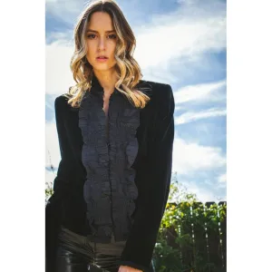 YVES SAINT LAURENT Velvet Jacket | Size XS/S
