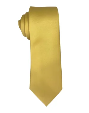 Zenio Solid Slim Tie - Champagne