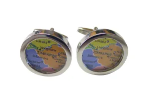 Zimbabwe Map Cufflinks